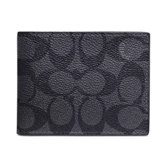 COACH Men's Signature Leather Slim Billfold