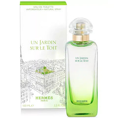 HERMÈS Un Jardin sur le Toit Eau de Toilette, Fresh Fragrance, 3.3 oz