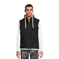 George Men's and Big Men's Hooded Vest,