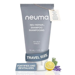 Neuma Neu Repair Shampoo - Revitalizes, and Strengthens Damaged Hair, Sulfate-Free, Lemon, Lavender and Fir Needle Scent