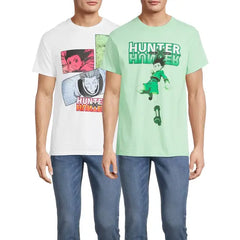 Hunter Hunter Men's & Big Men's Anime Graphic Tees, 2-Pack