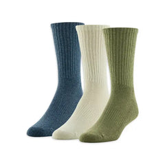 Athletic Works Men's P3 Garment Dyed Crew Socks