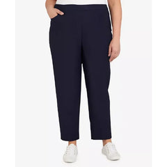 Alfred Dunner Plus Size Classic Allure Tummy Control Pull-On Average Length Pants