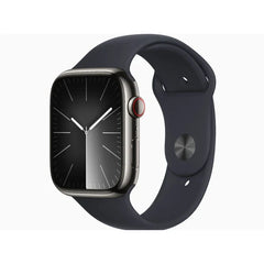 Apple Watch Series 9 (Cellular) Stainless Steel Case with Sport Band