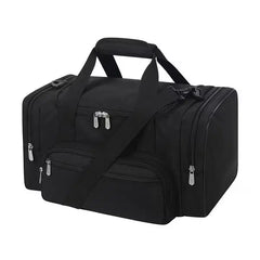 Small Duffel Bag 17 inch Carry On Weekender Bag for Travel Gym Sport - Black