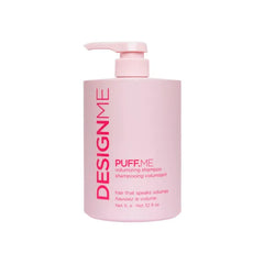 DESIGNME PUFF.ME Volumizing Shampoo | Shampoo Hair Volumizer with Sunflower Seed Oil Adds Body & Bounce | Color-Safe Volumizing Shampoo for Fine Hair | Paraben & Sulfate Free Shampoo