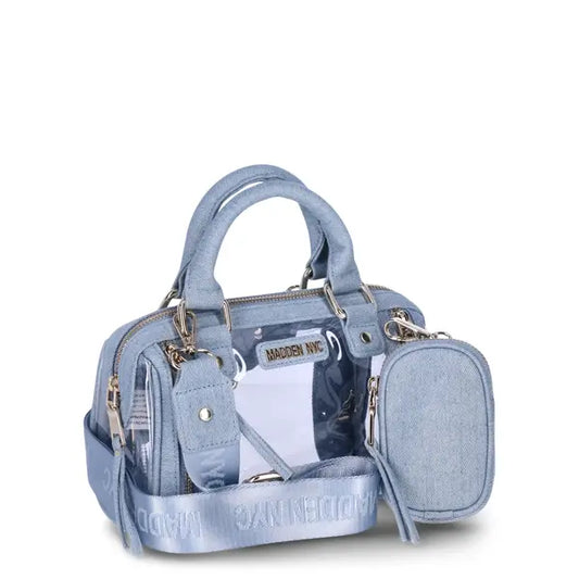 Madden NYC Women’s Clear Barrel Bag