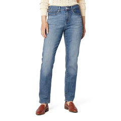 Levi Strauss Signature Women's and Women's Plus Mid Rise Straight Jeans