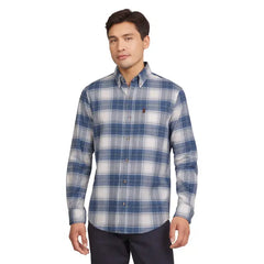 Chaps Men's and Big Men's Comfort Stretch Flannel Shirt