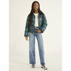 Free Assembly Women's and Women's Plus Short Puffer Jacket
