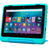 Amazon Fire HD 8 Kids Pro (12th Gen, 2024) With Hello Teal Case - Black