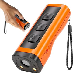 Dog Bark Deterrent Devices Rechargeable Anti-Barking Device for Dogs 50ft Long Range Ultrasonic Correct Your Dog's Bad Behavior at the Push of aButton Better Than Shock Collars or Dog Training Collars