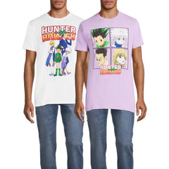 Hunter X Hunter Men's and Big Men's Graphic Tee Shirt, 2-Pack