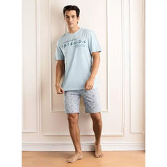 Checked Pyjama Set - Blue