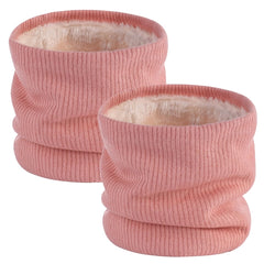 ZDWQFA 2-Pack Fleece Neck Gaiter - Winter Face Mask for Men & Women, Windproof Ski Scarf