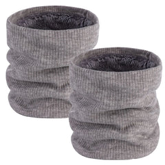 ZDWQFA 2-Pack Fleece Neck Gaiter - Winter Face Mask for Men & Women, Windproof Ski Scarf
