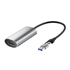 ACASIS 1080p30hz External USB-A Port+C Port USB 2.0 Mini Capture Card VC-001
