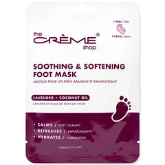 The Crème Shop Soothing & Softening Foot Mask, 3-Pk.