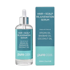 PURECODE Roots Of Health Hair + Scalp Rejuvenation Serum, 3.38 oz