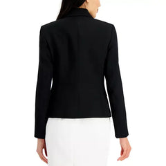 Two-Button Blazer, Regular and Petite Sizes,Created by Macy's-Black