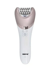 Geepas GLS86053 Rechargeable Ladies Grooming Set | 4-in-1 | Electric Hair Remover | Detachable Shaving Head| On/Off Switch| LED Indicator Light| Ideal to Remove Unwanted Hair