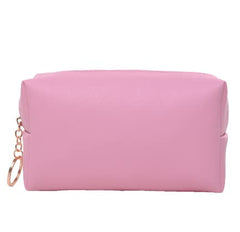 HappyDaily Beautiful and Multifunctional waterproof Makeup case or Cosmatic bag or Travel Toiletry Pouch or Storage bag for Women Girls, Black/Pink, L, Elegant Cosmatic Bags Set