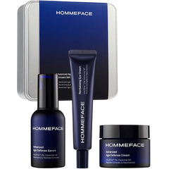 HOMMEFACE Advanced Age Defense Skincare Set, 3 Piece
