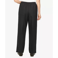 Alfred Dunner Plus Size Classic Pull-On Straight-Leg Short Length Pants