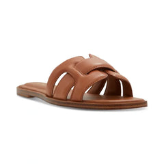 ALDO Women's Elenaa Studded Flat Slide Sandals, Trendy Comfortable Stylish Flats