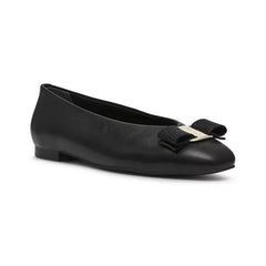 Anne Klein Womens Willow Bow Detail Round Toe Ballet Flats, Comfortable Stylish Slip On Shoes