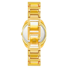 Anne Klein Womens Brown and Gold Tone Quartz Bangle Watch with Three Hand Movement, 34mm