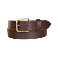 Lucky Brand Men's Raw Cut Edged Leather Jean Belt - Brown
