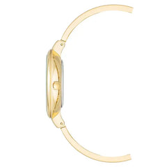 Anne Klein Womens Gold Tone Bangle Fashion Watch Set with 4 Elegant Pieces , 41mm