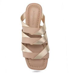 Aerosoles Women's Hani Slide, Comfortable Stylish Slip-On Sandals, Beige