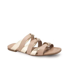 Aerosoles Women's Hani Slide, Comfortable Stylish Slip-On Sandals, Beige