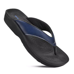 Aerothotic Ravine Womens Orthotic Thong Sandals, Comfortable Supportive Casual Footwear