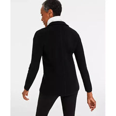 Women's 100% Cashmere Blazer, Created for Macy's-Classic black