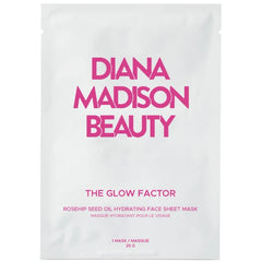 Diana Madison Beauty The Glow Factor Rosehip Seed Oil Hydrating Face Sheet Mask