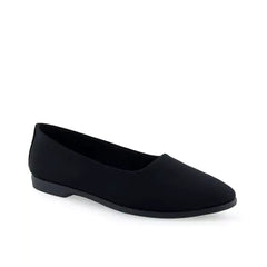 Aerosoles Bream Casual Smokin, Loafer Comfortable Stylish Slip-On Flats, Black Stretch, 11M
