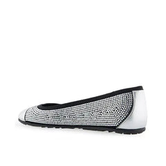 Aerosoles Women's Pierre Casual Ballet Wedge, Comfortable Stylish Everyday Flats , Black, Clear , Size 7M