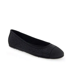 Aerosoles Womens Pierre Casual Ballet Wedge, Comfortable Stylish Slip On Flats , Black