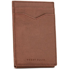 Perry Ellis Portfolio Men's Magnetic Leather Card Case