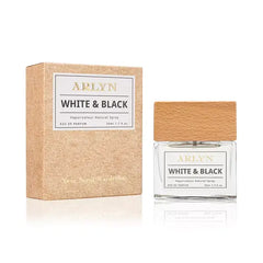 ARLYN Men's White & Black Eau de Parfum, Sophisticated and Bold Fragrance, 1.7oz