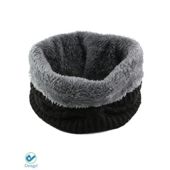 Deago Harsh Winter Double-Layer Fleece Neck Warmer Scarf for Men and Women