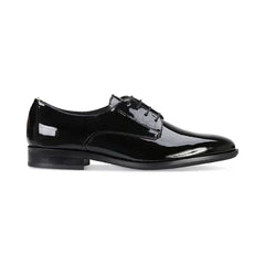 Hugo Boss Men's Colby Derby Patent Leather Dress Shoes - Black