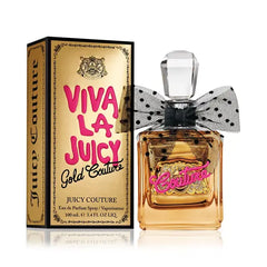Juicy Couture Viva la Juicy Gold Couture Eau de Parfum Signature Juicy Couture Fragrance, Rich Scent, 3.4 oz