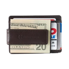 Alpine Swiss Mens RFID Minimalist Money Clip Front Pocket Wallet Slim ID Holder