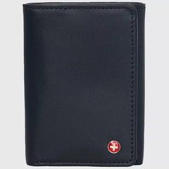 Alpine Swiss RFID Mens Wallet Deluxe Capacity Trifold With Divided Bill Section