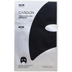 Cardon Bamboo Charcoal Mask + Beard Oil, 4-Pk.