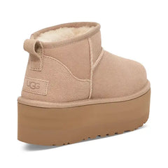 UGG® Women's Classic Ultra Mini Platform Booties, Stylish and Comfortable Platform Booties for Women